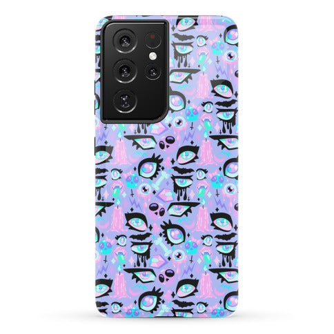 Pastel Goth Eyes Pattern Phone Case